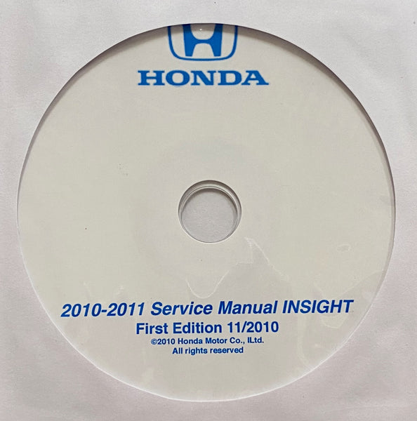 2010-2011 Honda Insight Workshop Manual