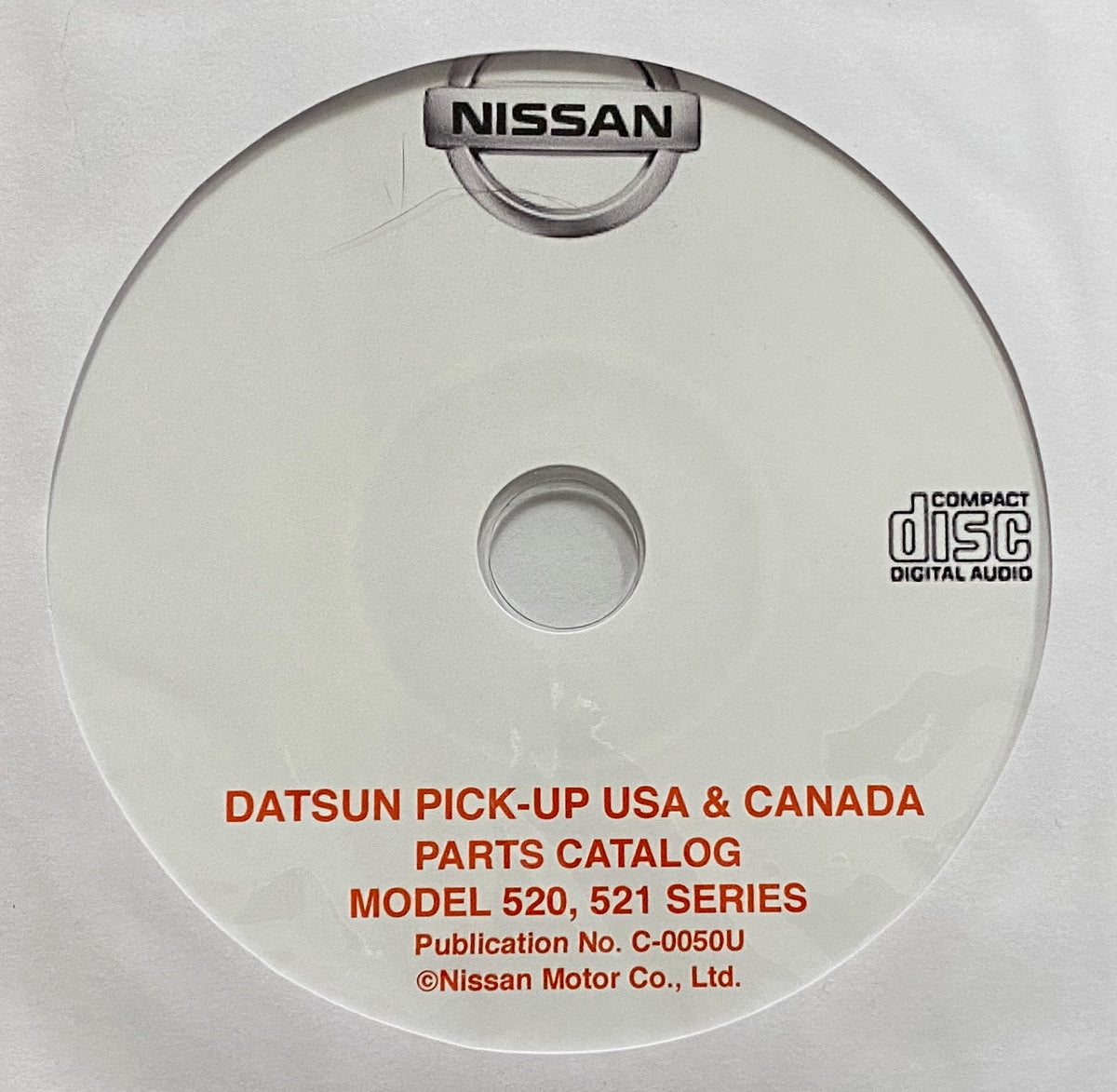 Datsun PickUp USA & Canada Parts Catalog Model 520521 series Schiff