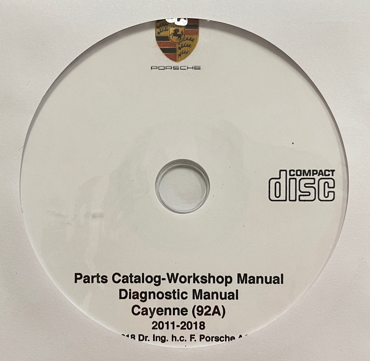 20112018 Porsche Cayenne (92A) Parts Catalog, Manual and Dia