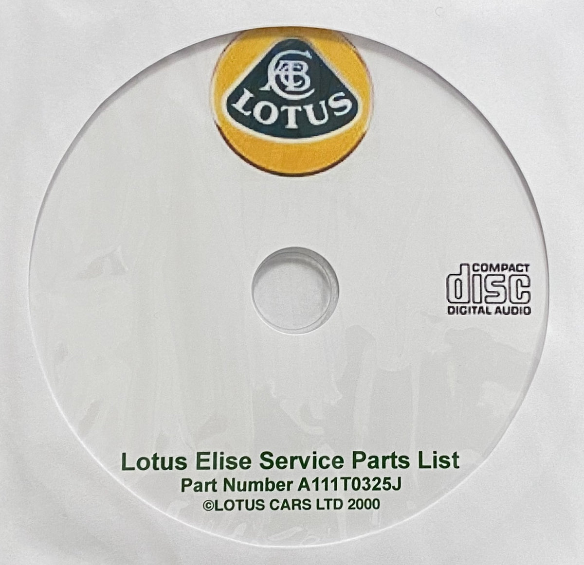19962000 Lotus Elise Parts Catalog Schiff European