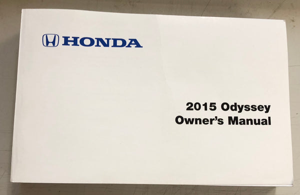 2015 HONDA ODYSSEY OWNER'S MANUAL