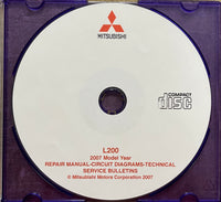 2007 Mitsubishi L200 Euro-spec Workshop Manual