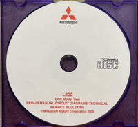 2009 Mitsubishi L200 Euro-spec Workshop Manual