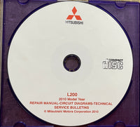 2010 Mitsubishi L200 Euro spec Workshop Manual