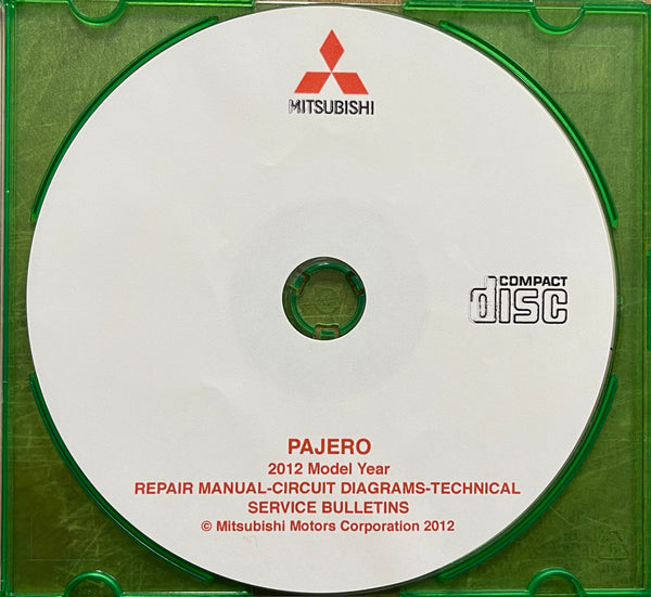 2012 Mitsubishi Pajero Euro Spec Workshop Manual