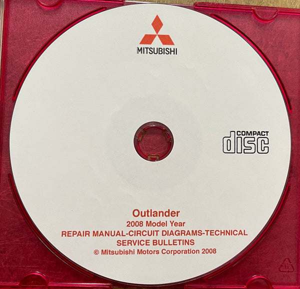 2008 Mitsubishi Outlander Euro-spec Workshop Manual
