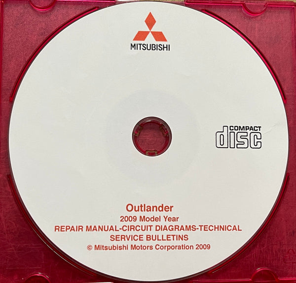2009 Mitsubishi Outlander Euro-spec Workshop Manual