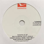 1989 Daihatsu Hi-Jet USA Owner's Manual