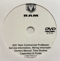 2021 RAM Commercial Promaster Owner's Manual-Workshop Manual-Wiring Diagrams