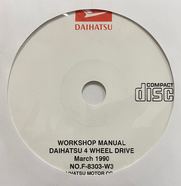 1974-1984 Daihatsu F20 and F50 series Workshop Manual