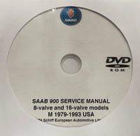 1979-1993 Saab 900 8-valve and 16-valve models Workshop Manual