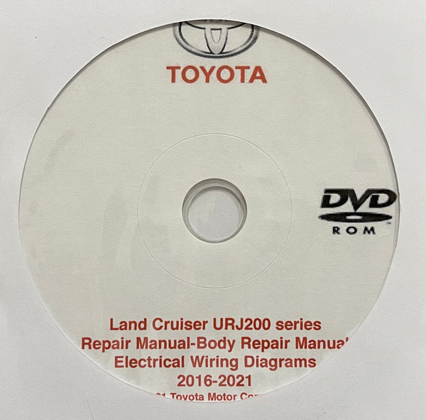 2016-2021 Toyota Land Cruiser URJ200 Repair Manual + Electrical Wiring Diagrams