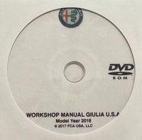 2018 Alfa Romeo Giulia USA Workshop Manual