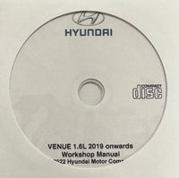 2019 onwards Hyundai Venue 1.6L Workshop Manual