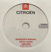 1989-2000 Citroen XM All models Workshop Manual