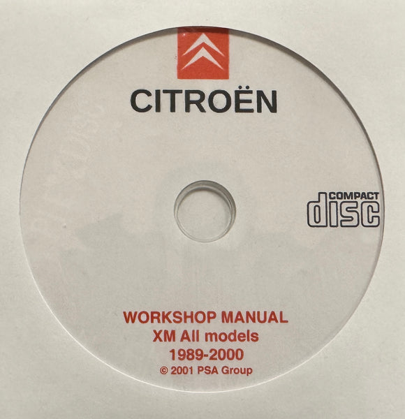 1989-2000 Citroen XM All models Workshop Manual