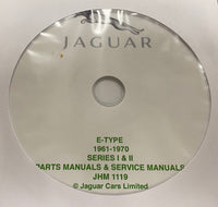 1961-1970 Jaguar E-Type Parts Manuals and Service Manuals