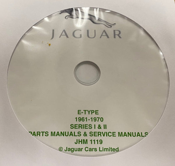 1961-1970 Jaguar E-Type Parts Manuals and Service Manuals