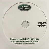 2012-2014 Land Rover Discovery 4-LR4 Owner's Manual + Workshop Manual