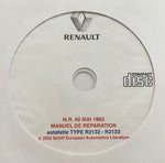 1962-1968 Renault Estafette R.2132-R.2133 Workshop Manual in French