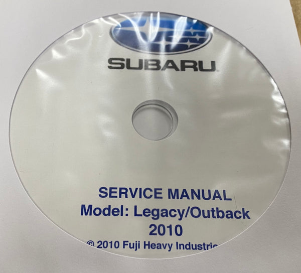 2010 Subaru Legacy and Outback Workshop Manual