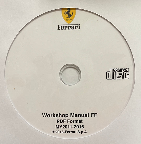 2011-2016 Ferrari FF Workshop Manual