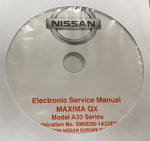 2000-2003 Nissan Maxima QX Model A33 Series Workshop Manual