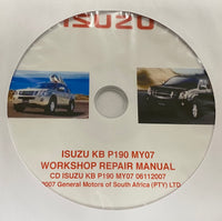 2007 Isuzu D-MAX Workshop Manual