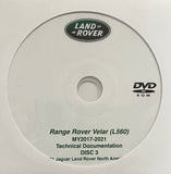 2017-2021 Range Rover Velar (L560) 2 Litre Petrol/2 Litre Diesel Workshop Manual