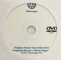 2003-2016 Volkswagen Phaeton Workshop Manual + Wiring Diagrams