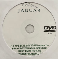 2015 onwards Jaguar F Type (X152) Workshop Manual and Wiring Diagrams