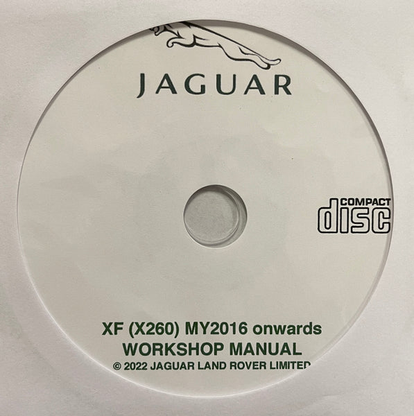 2016 onwards Jaguar XF (X260) Workshop Manual