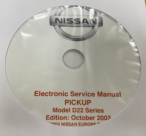 1997-2003 Nissan Pickup-Navara Model D22 Series Workshop Manual