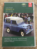 1971-1985 Land Rover Series III Owner's, Parts & Workshop Manual