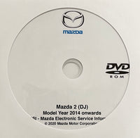 2014 onwards Mazda 2 Workshop Manual