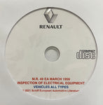 1945-1959 Renault Electrical Equipment Vehicles All Types Workshop Manual