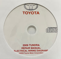 2009 Toyota Tundra Repair Manual and Electrical Wiring Diagrams
