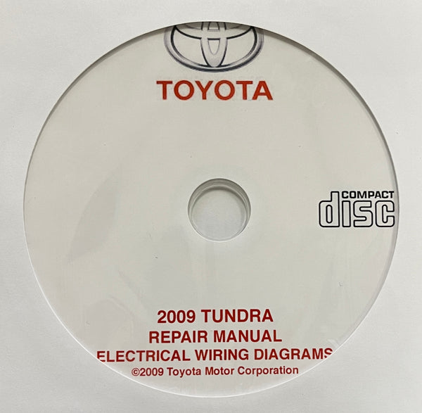 2009 Toyota Tundra Repair Manual and Electrical Wiring Diagrams