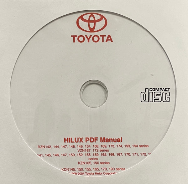 1989-2004 Toyota HiLux Workshop Manual