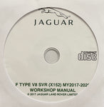 2017-2022 Jaguar F Type V8 SVR (X152) Workshop Manual