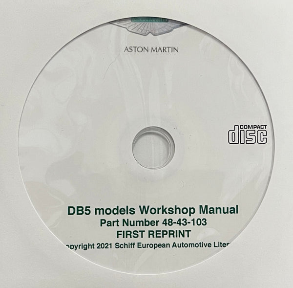 1963-1965 Aston Martin DB5 Workshop Manual