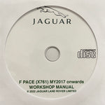 2017 onwards Jaguar F Pace (X761) Workshop Manual