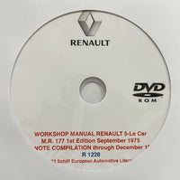 1976-1983 Renault 5 and Le Car USA and Canada Workshop Manual
