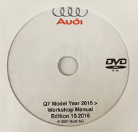 2016 onwards Audi Q7 Workshop Manual