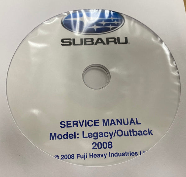 2008 Subaru Legacy and Outback Workshop Manual