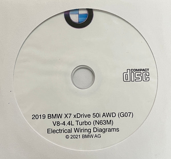 2019 BMW X7 xDrive 50i AWD (G07) V8-4.4L Turbo (N63M) models Wiring Diagrams