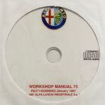 1985-1992 Alfa-Romeo 75 Workshop Manual