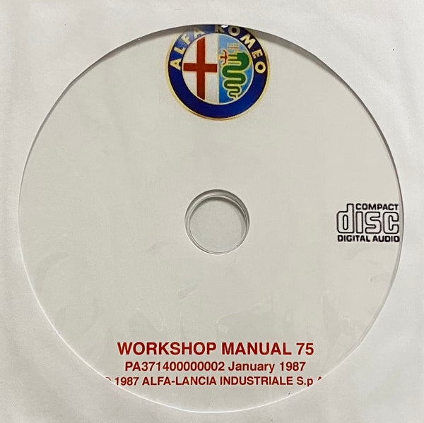 1985-1992 Alfa-Romeo 75 Workshop Manual