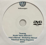 2003-2017 Volkswagen Touareg Owner's Manual-Workshop Manual-Electrical Wiring Diagrams