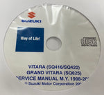 1998-2005 Suzuki Vitara and Grand Vitara Service Manual
